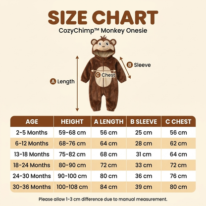 CozyChimp™ - Monkey Onesie